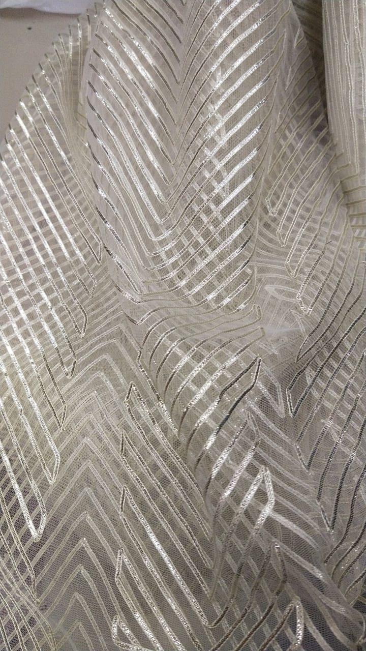 Luxe White Net Lehenga - Custom-Made for Sangeet & Mehendi - Inayakhan Shop