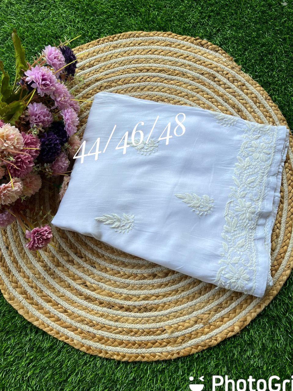 Wine Dual Shades Chikankari Elegance Modal Kurti and Plazo Set - Inayakhan Shop