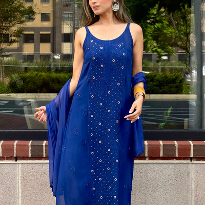 Strappy Chikankari Sets