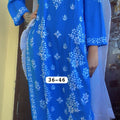 Elegant Blue Summer Special Premium Modal Lucknow Chikankari Handwork Kurta Palazzo Set