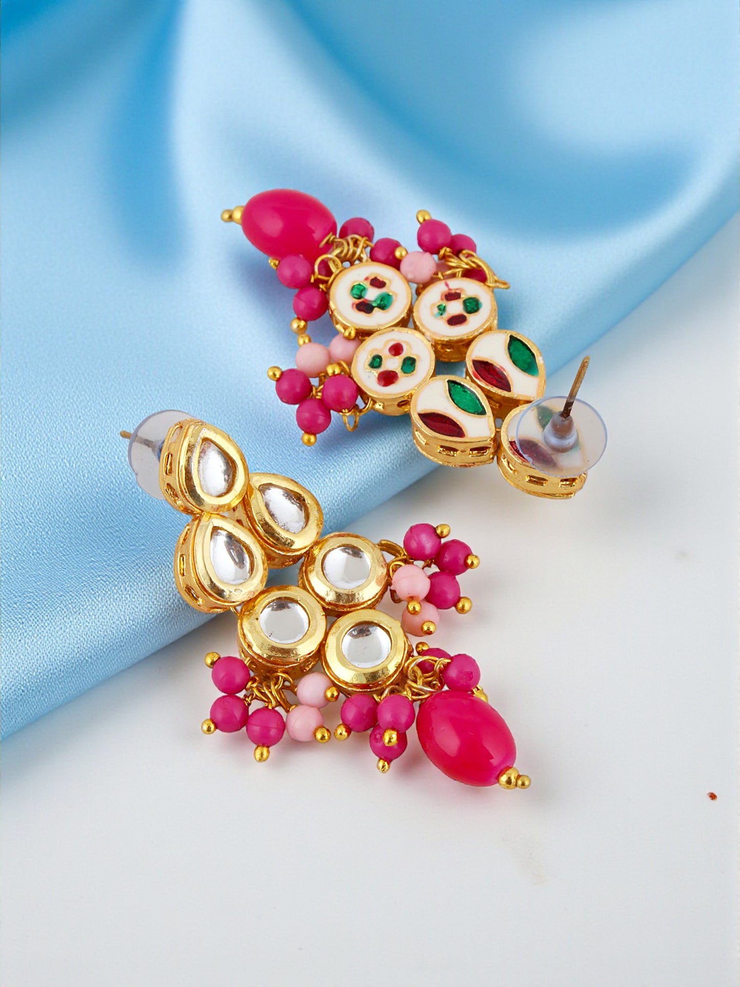 Classic Premium Multicolor Kundan Necklace Set