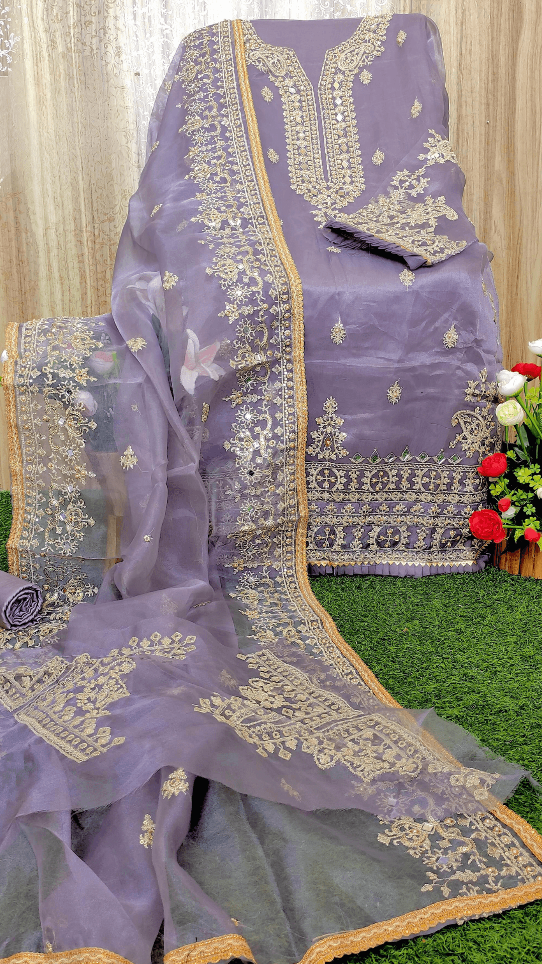 3 Colors Exquisite Pakistani Pattern Suit 🌟 Limited Stock! 6 XL - Inayakhan Shop 