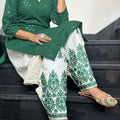 Green Beautiful Patiala Salwar Set
