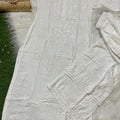 White Premium Lucknow Chikankari handwork Modal Palazzo Set