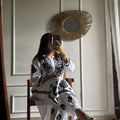 Premium White & Black Lucknow Chikankari Rayon Shalwar Set