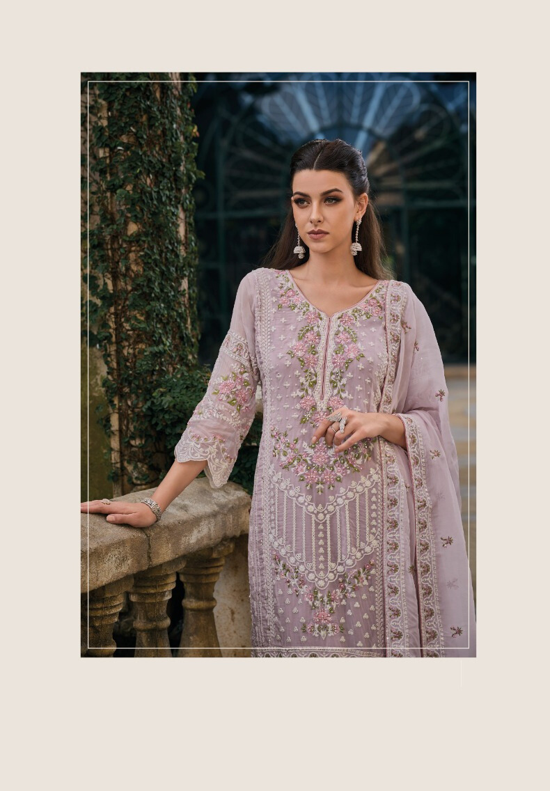 Dusty Pink Salwar Kameez Pakistani Suits with Dupatta