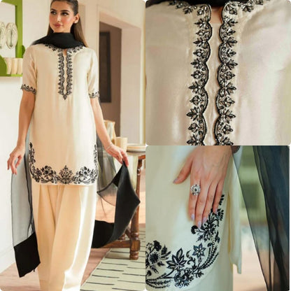 Arctic Pearl Farshi Salwar Set Limited Edition