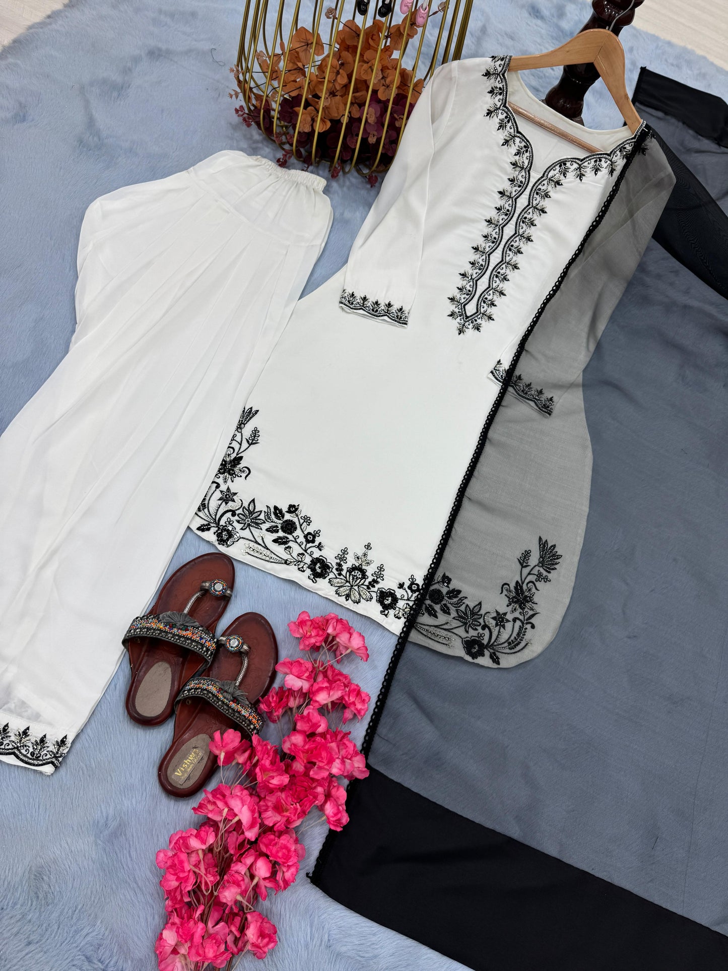Arctic Pearl Farshi Salwar Set Limited Edition