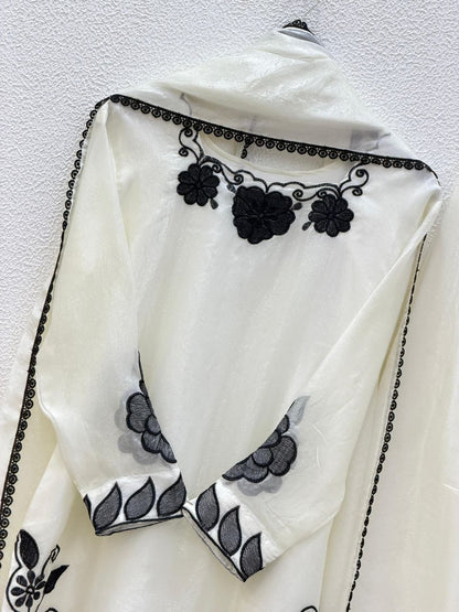 The Pearl Ivory Edit: White Silk Farshi Salwar Suit