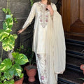 Elara French Crepe Farshi Salwar Suit Set