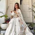 Exclusive Designer Sequin Embroidered 3-Piece Gown Set