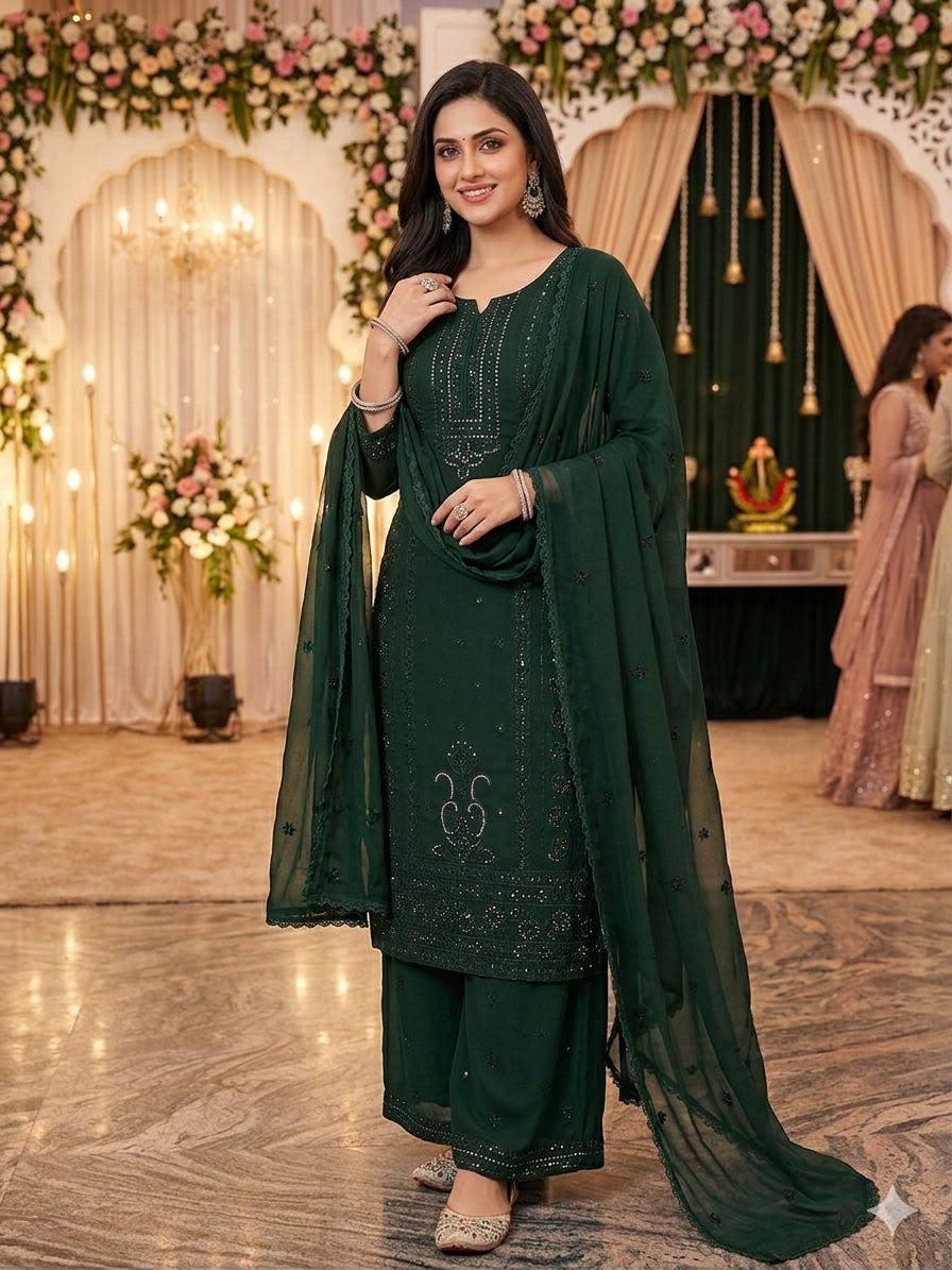 Mother Daughter Twinning Georgette Palazzo Set