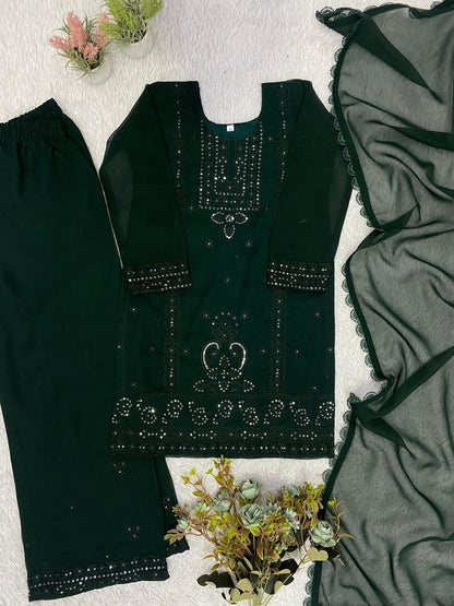 Mother Daughter Twinning Georgette Palazzo Set