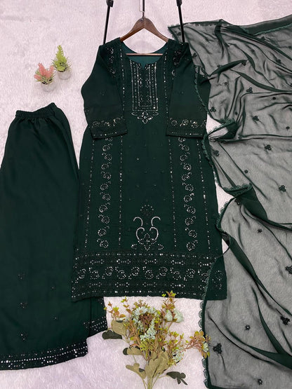Mother Daughter Twinning Georgette Palazzo Set