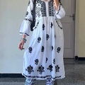 Black and White Lucknowi Chikankari Cotton Set