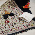 Black Pure Cotton Phulkari Suit with Beautiful Handmade Mirror Work Shopping Online