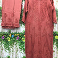 Brown Color Vivid Elegance Modal Kurti and Palazzo Set