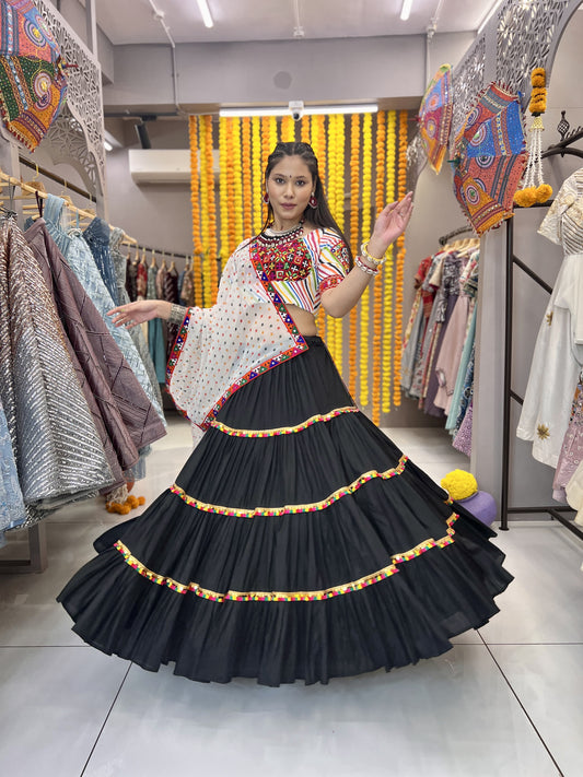 Black Chaniya Choli for Garba and Navratri