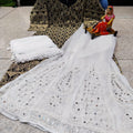 Design 11 Enchanting Chikankari Highlight Kurti and Lucknawi Mirror Work Sharara Set