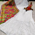 Design 13 Enchanting Chikankari Highlight Kurti and Lucknawi Mirror Work Sharara Set