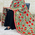 Design 21 - Enchanting Super Georgette Dupatta with Handwork Embellishments