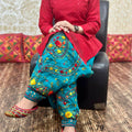 Design-3 Red Beautiful Kurti Salwar Set with Beautiful Chikan & Sequence Embroidery Work