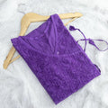 Effortless Chic: Purple Kota Doria Cotton Chikankari Kurti