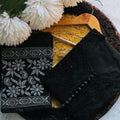 Elegant Black Cotton Chikankari Hand Work Kurti Suits Online