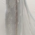 Elegant Light Grey Enchanting Chikankari Symphony Suits