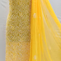 Elegant Yellow Enchanting Chikankari Symphony Suits