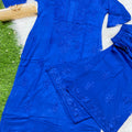 Royal Blue Premium Lucknow Chikankari handwork Modal Palazzo Set