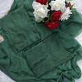 Green Chikankari Dobby Cotton Palazzo Set