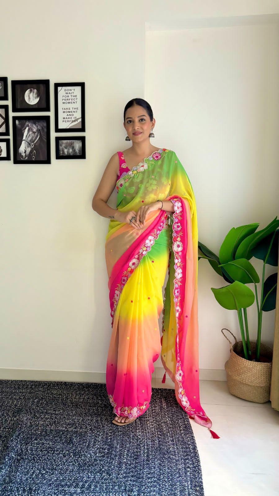 Yellow Saree