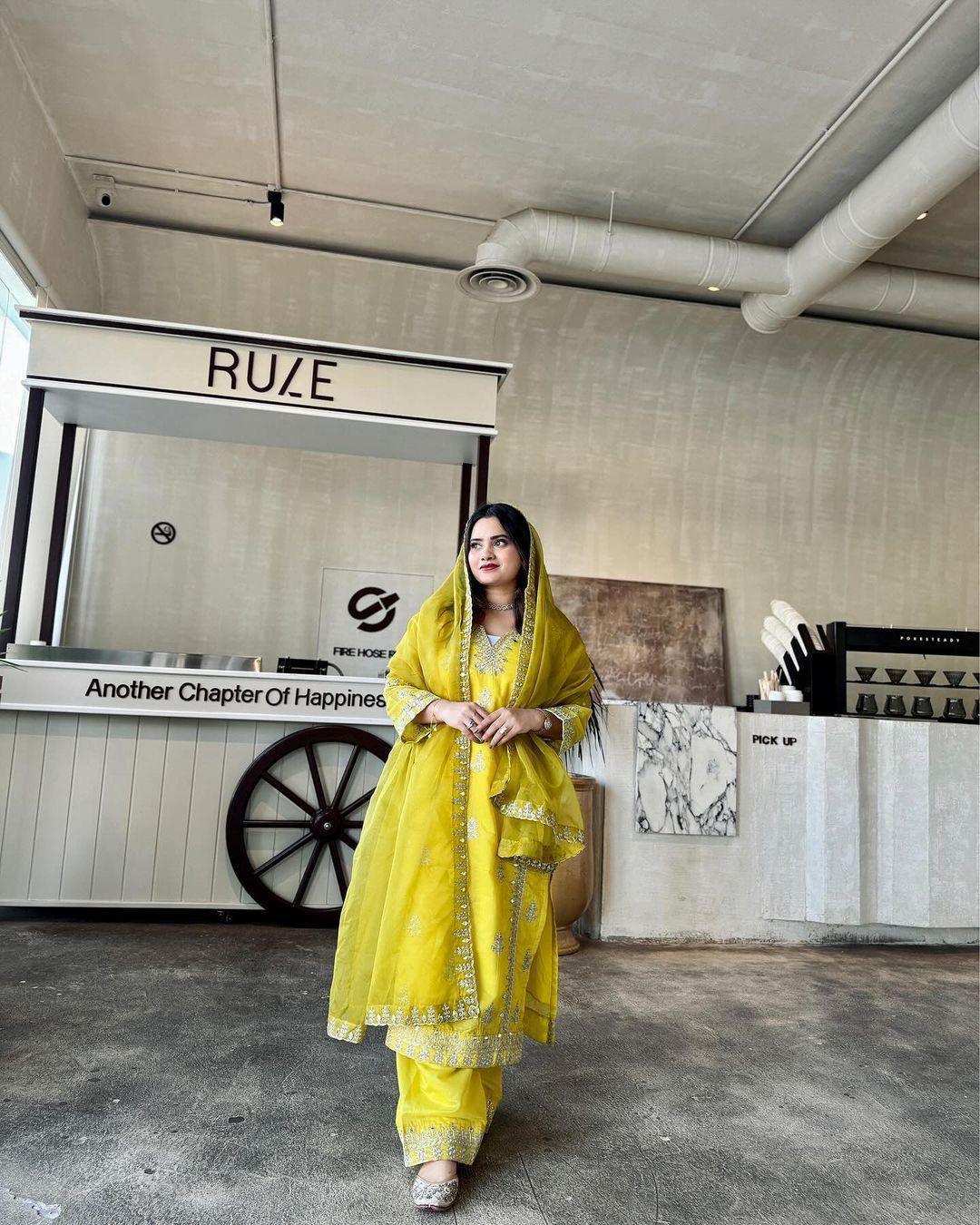 Green Color Designer Set Top Rajwadi Silk Salwar Kameez Ensemble - Inayakhan Shop 