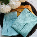 Green Cotton Chikankari Hand Work Kurti Suits Online