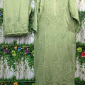 Green Vivid Elegance Modal Kurti and Palazzo Set