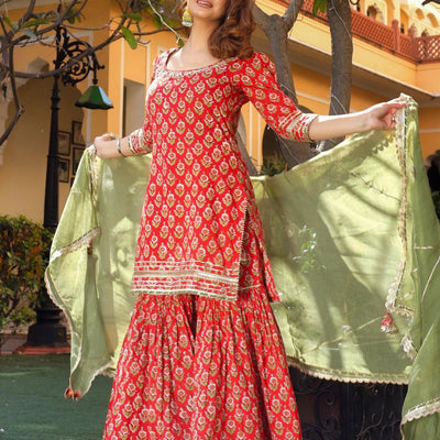 Plus Size Chikankari