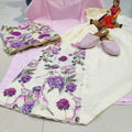 Light Pink Divine Chikankari Ensemble 4 Pc Set with Jutti