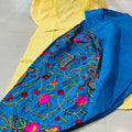 Light Yellow and Blue Sequined Splendor Chikankari Kurti and Patiala Salwar Set