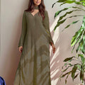 Mehendi Green Elegant Viscose Lucknow Chikankari Handwork Ensemble (New)