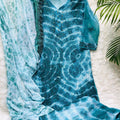 Mirage Ensemble: Green Georgette Chikankari Kurti, Sharara, and Dupatta Set with Tye & Dye and Zerkan Sparkle