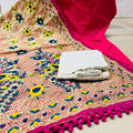 Pink Color Chikankari Sequence Work Ready-to-Wear 3-Piece Set: Kurti, Plazo, Dupatta