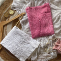 Pink Luxe Cotton Chikankari Dyable Kurti Set with Aari Work Dupatta