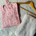 Baby Pink Viscose Chikankari Kurta and Palazzo Set with Mukaish Work (New| Limited Stock)