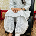 Pure White Cotton Afghani Salwar Suit: Timeless Elegance and Cultural Sophistication