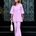 Purple Hakoba Chic Designer Ensemble