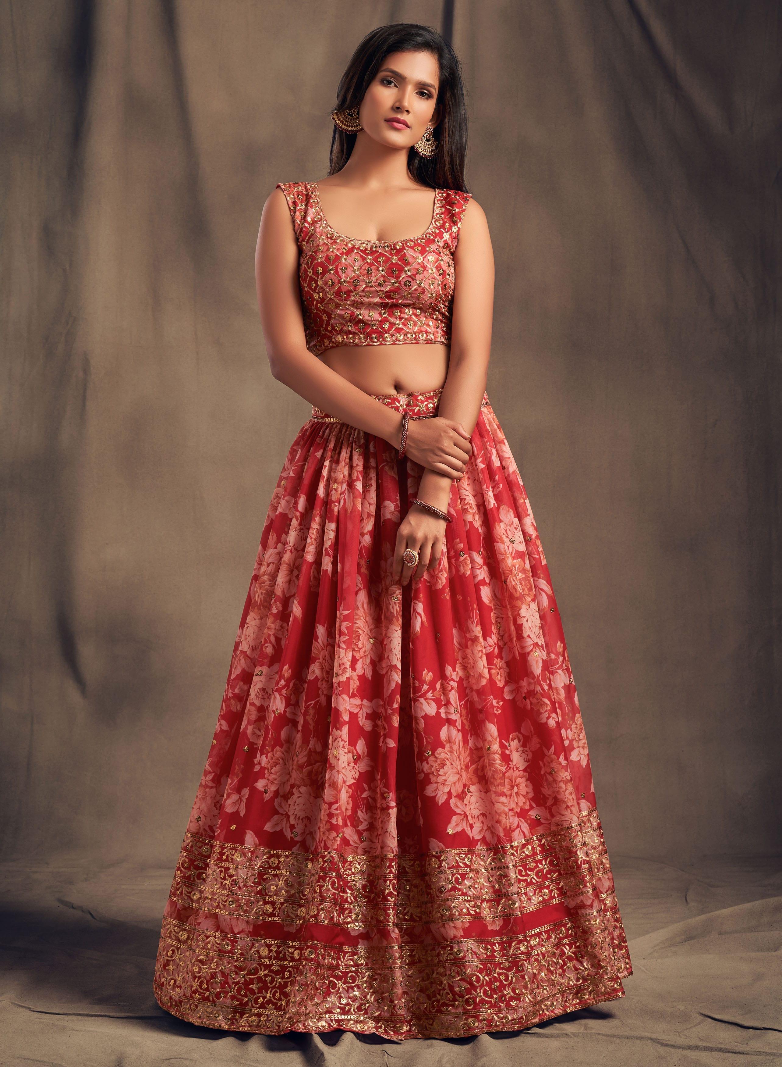 Custom lengha deals