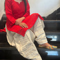 Red Sequence Chikan Patiala Ensemble