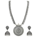 Classic Oxidised Jewellery Set Necklace , Earrings