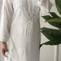 Sparkling White Modal Mukaish Ensemble